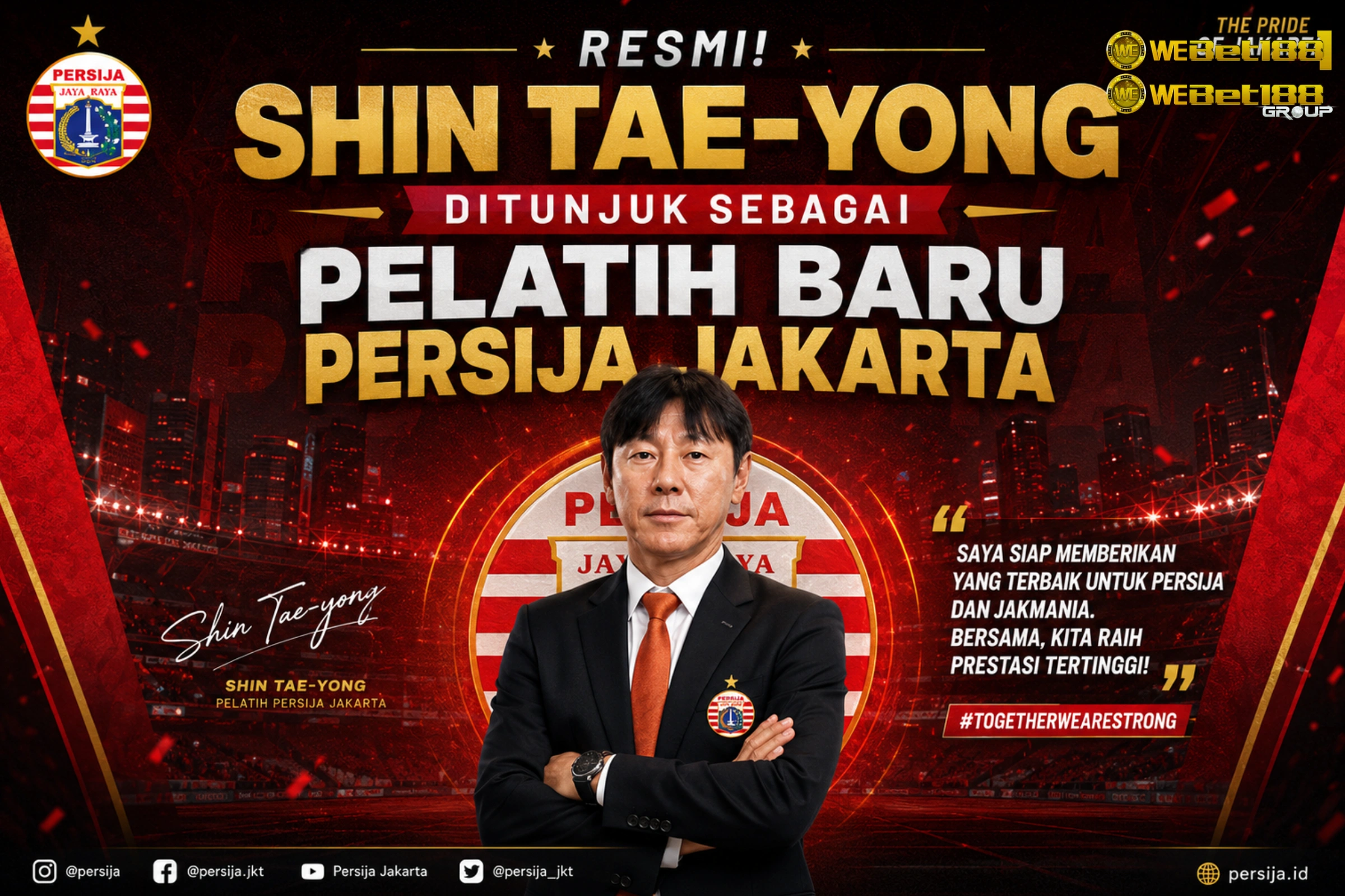 Resmi! Shin Tae-yong Ditunjuk Sebagai Pelatih Baru Persija Jakarta - Webet188.news Resmi! Shin Tae-yong Ditunjuk Sebagai Pelatih Baru Persija Jakarta - Webet188.news